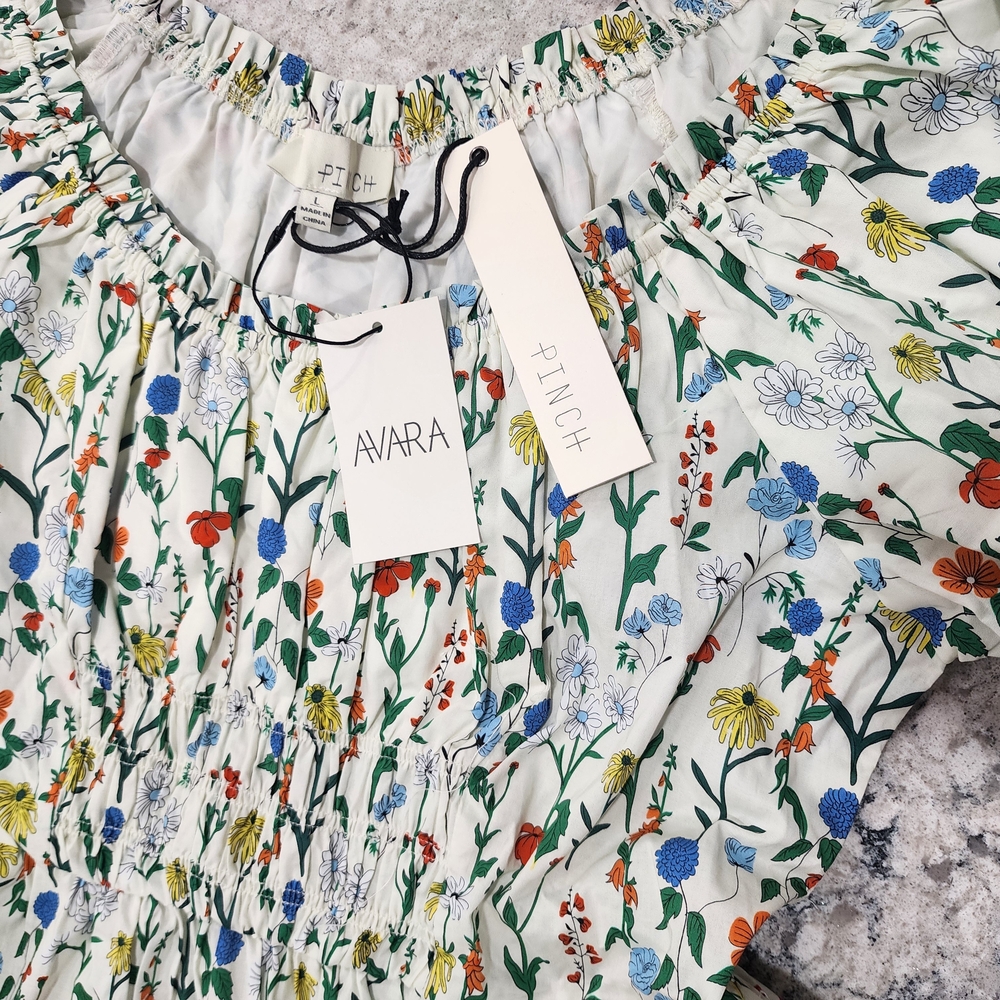 Perfect Summer Floral And White Mini Dress